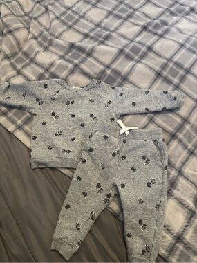 Miles the Label Grey Baby Jogger Set- 9M